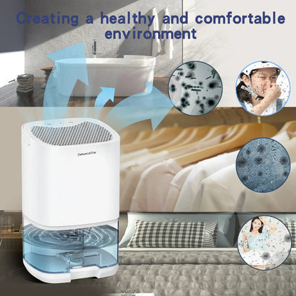 Compact Portable Dehumidifier with Cooling Night Light