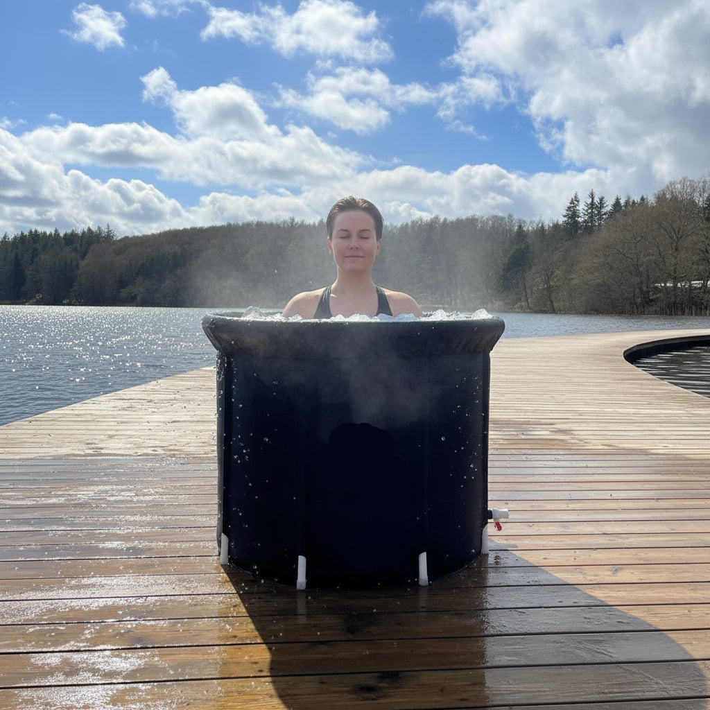 Foldable Portable Ice Bath Tub - Insulated for Fast Cooling and Recovery