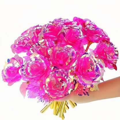 Artificial Rose Bouquet – Beautiful Mother's Day Gift & Table Centerpiece
