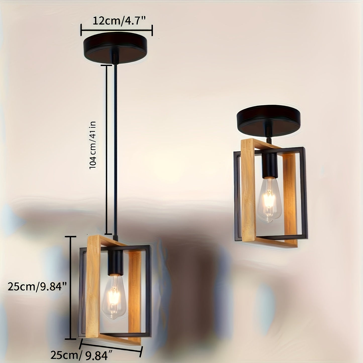 Industrial Pendant Ceiling Light – Modern Minimalist