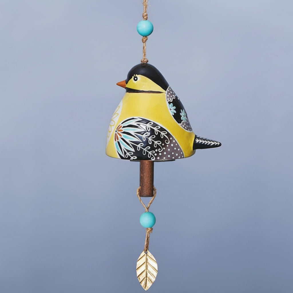 Charming Garden Wind Chimes – Hanging Bird Decoration for Outdoor Patio