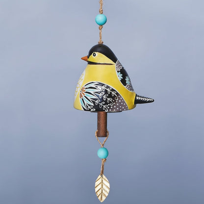 Charming Garden Wind Chimes – Hanging Bird Decoration for Outdoor Patio