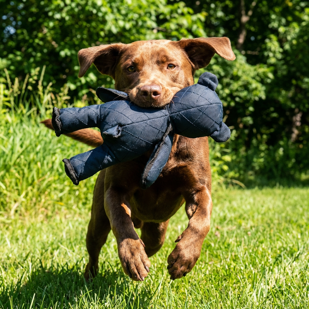 Durable Plush Interactive Bear Chew Toy for Dogs