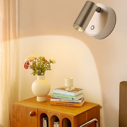 Sleek Rechargeable Magnetic Wall Light with Touch Control