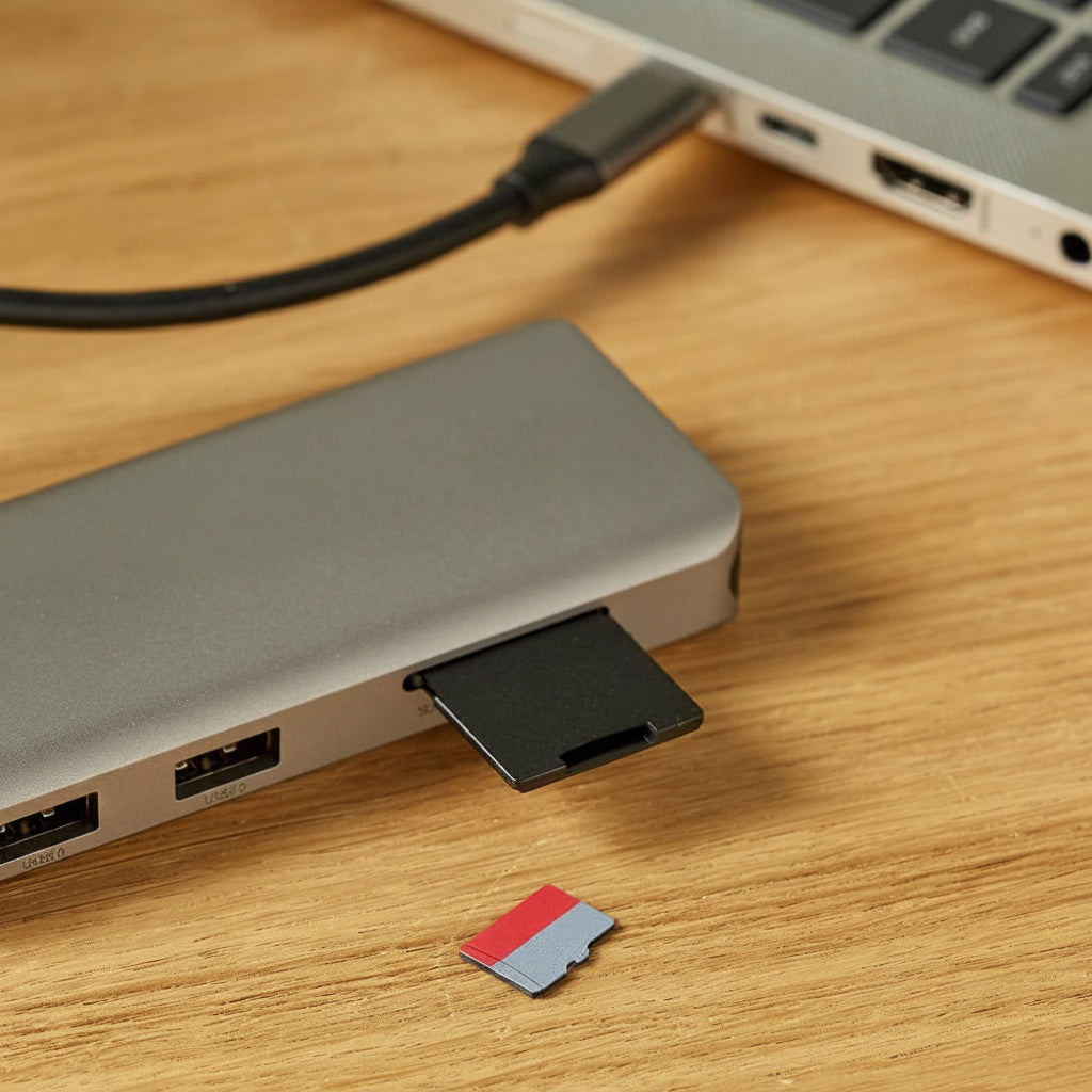 1TB Portable External SSD — Ultra-Fast Performance with Micro SD Card Included