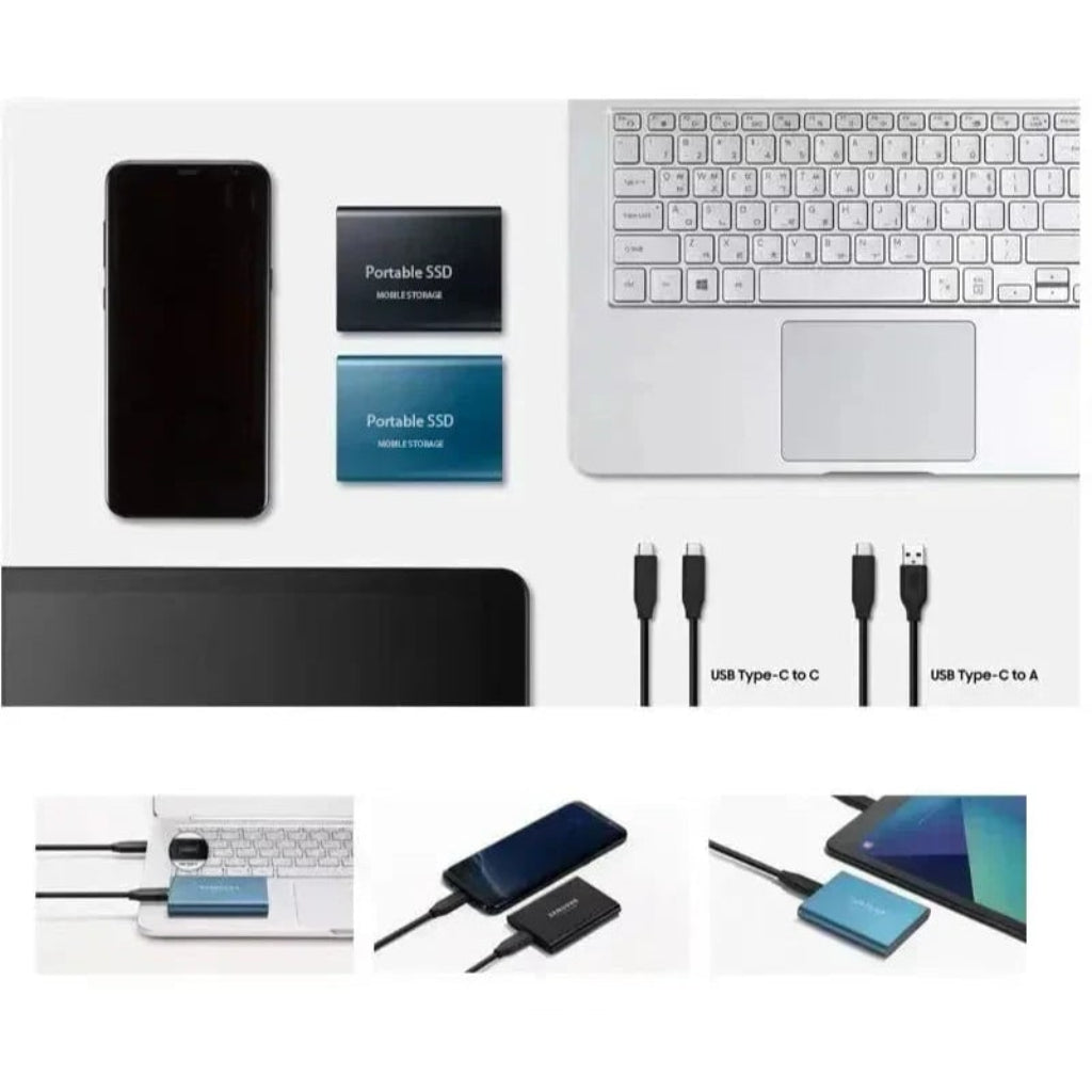 2TB USB-C Portable External SSD – Fast, Compact Mobile Storage