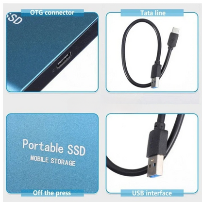 2TB USB-C Portable External SSD – Fast, Compact Mobile Storage