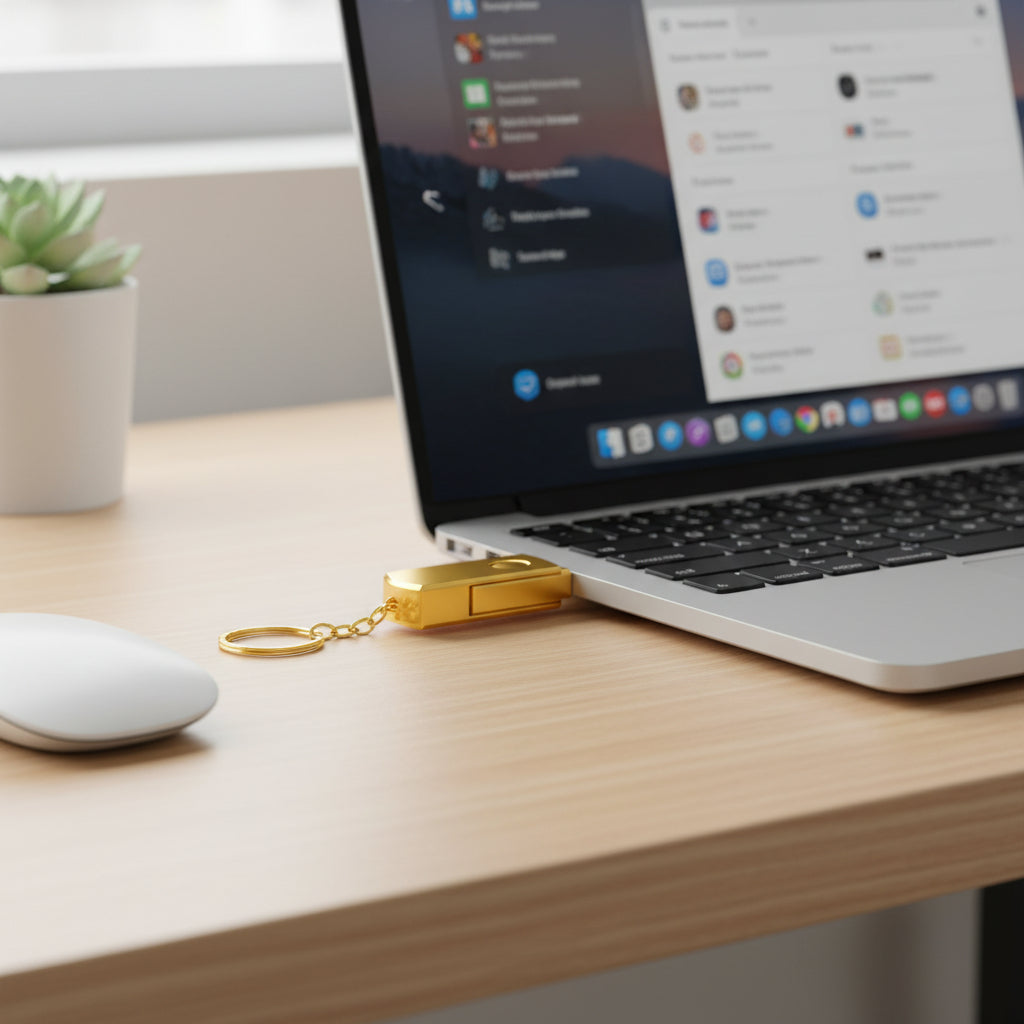 2TB Portable External SSD – Ultra-Fast USB Flash Drive for Quick Data Storage