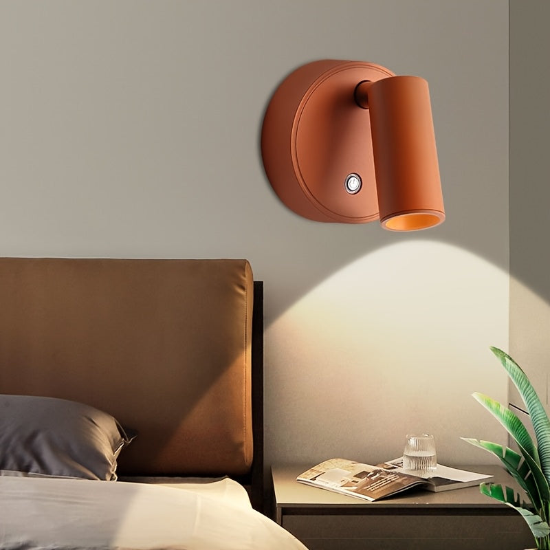 Sleek Rechargeable Magnetic Wall Light with Touch Control