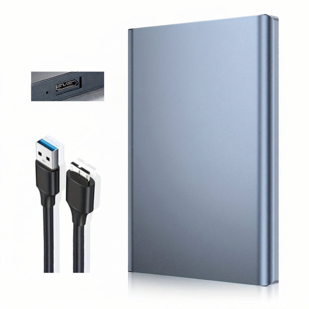 320GB Portable USB SSD External Drive - Slim, High-Speed Laptop Storage