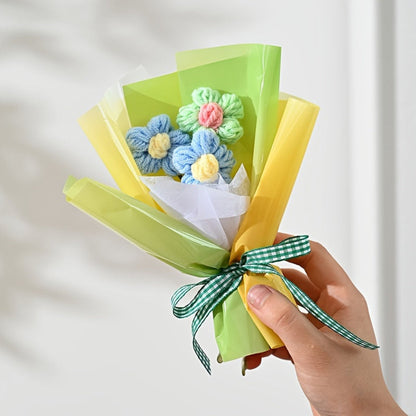 Handmade Flower Bouquet - Mother's Day Gift with Mini Wrapped Decoration