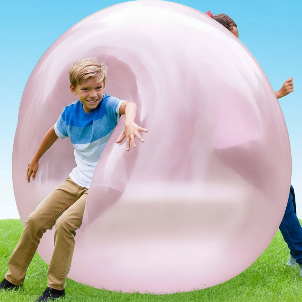 Giant Inflatable Bubble Ball - Durable TPR Outdoor Play Toy for Kids