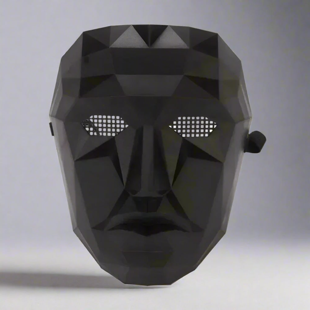 Adult Halloween Guard Costume with Mask and Jumpsuit