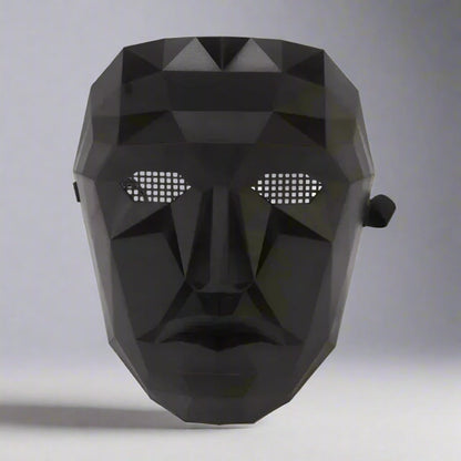 Adult Halloween Guard Costume with Mask and Jumpsuit