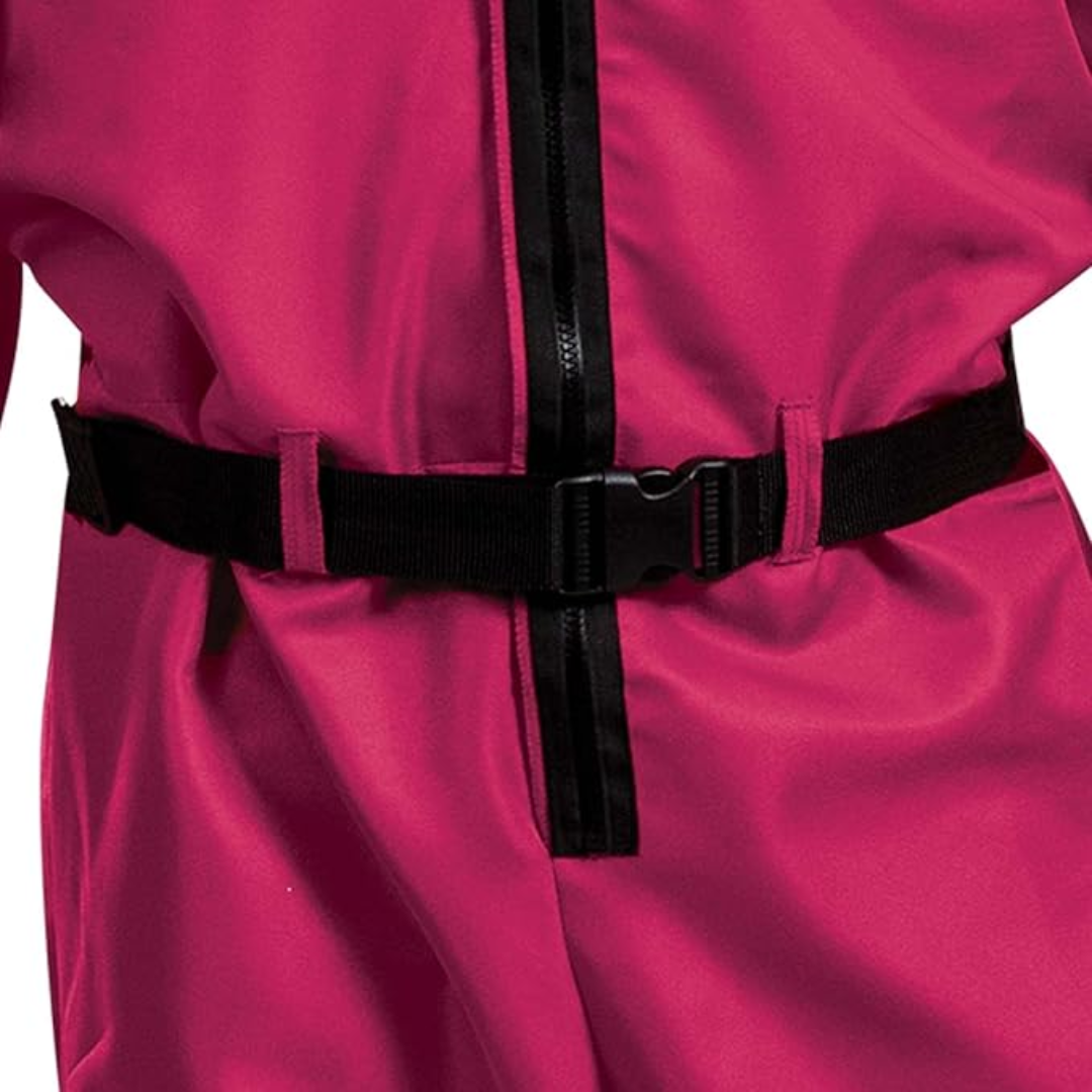 Complete Halloween Costume: Hooded Jumpsuit with Mask -