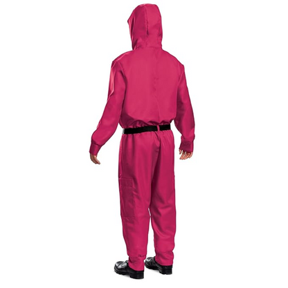 Complete Halloween Costume: Hooded Jumpsuit with Mask -