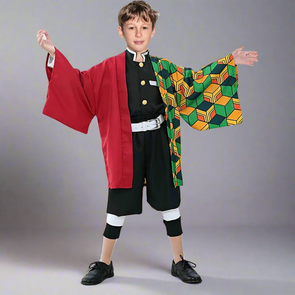 Anime Kimono Cosplay Costume Set – Halloween Party Outfit