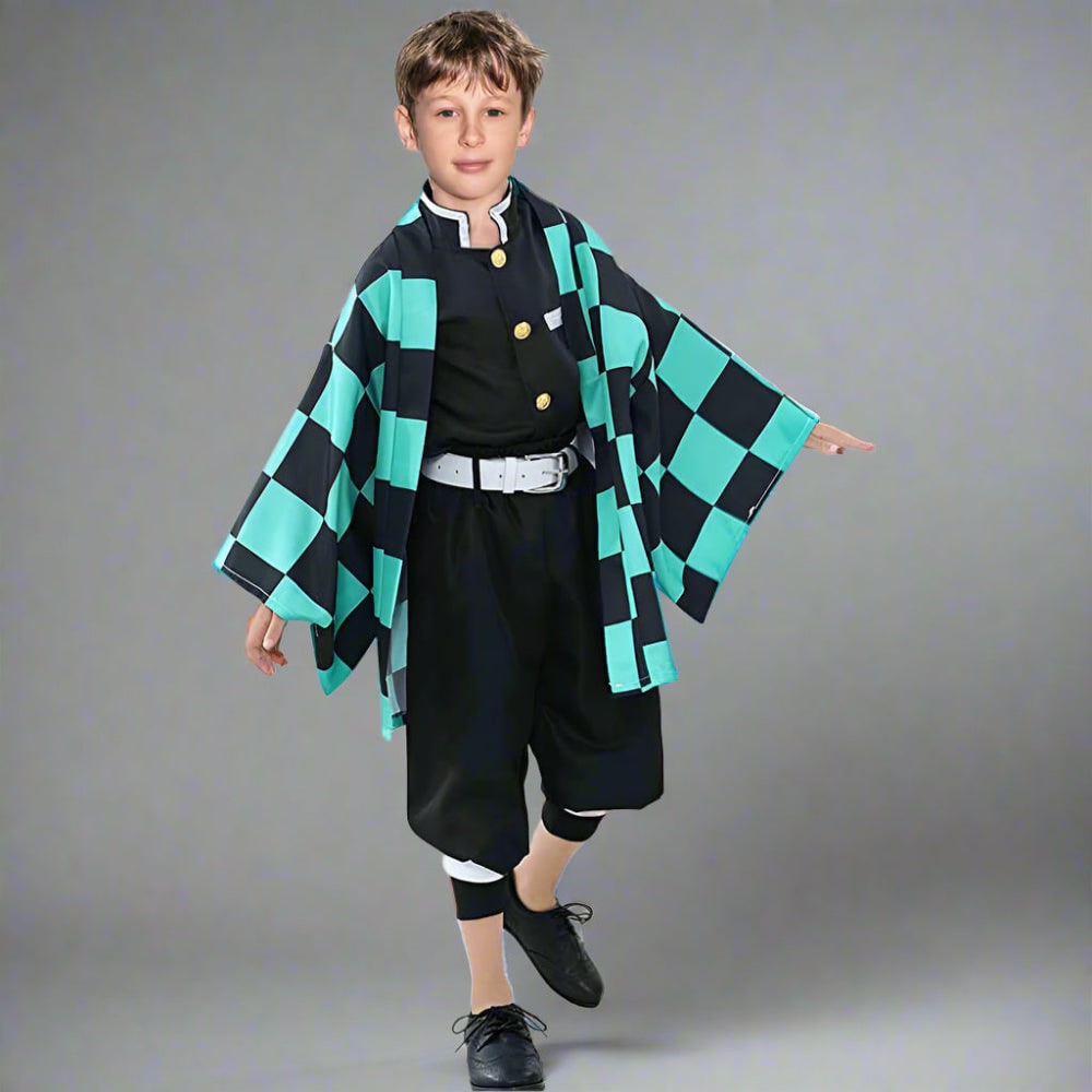 Anime Kimono Cosplay Costume Set – Halloween Party Outfit