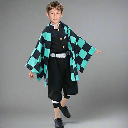 Anime Kimono Cosplay Costume Set – Halloween Party Outfit