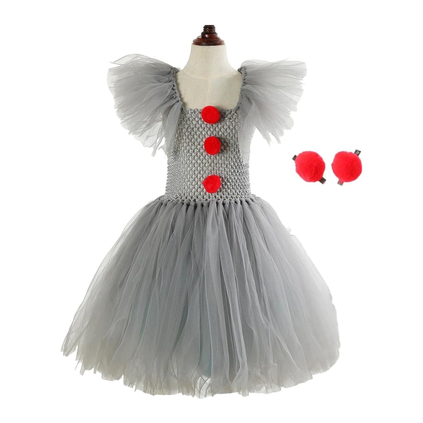 Halloween Clown Costume: Dress with Tutu for a Fun Party