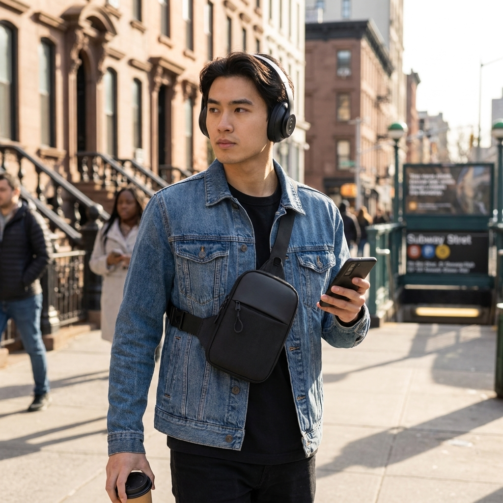 Anti-Theft Sling Bag lifestyle