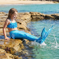 Girls Mermaid Swimsuit lifestyle