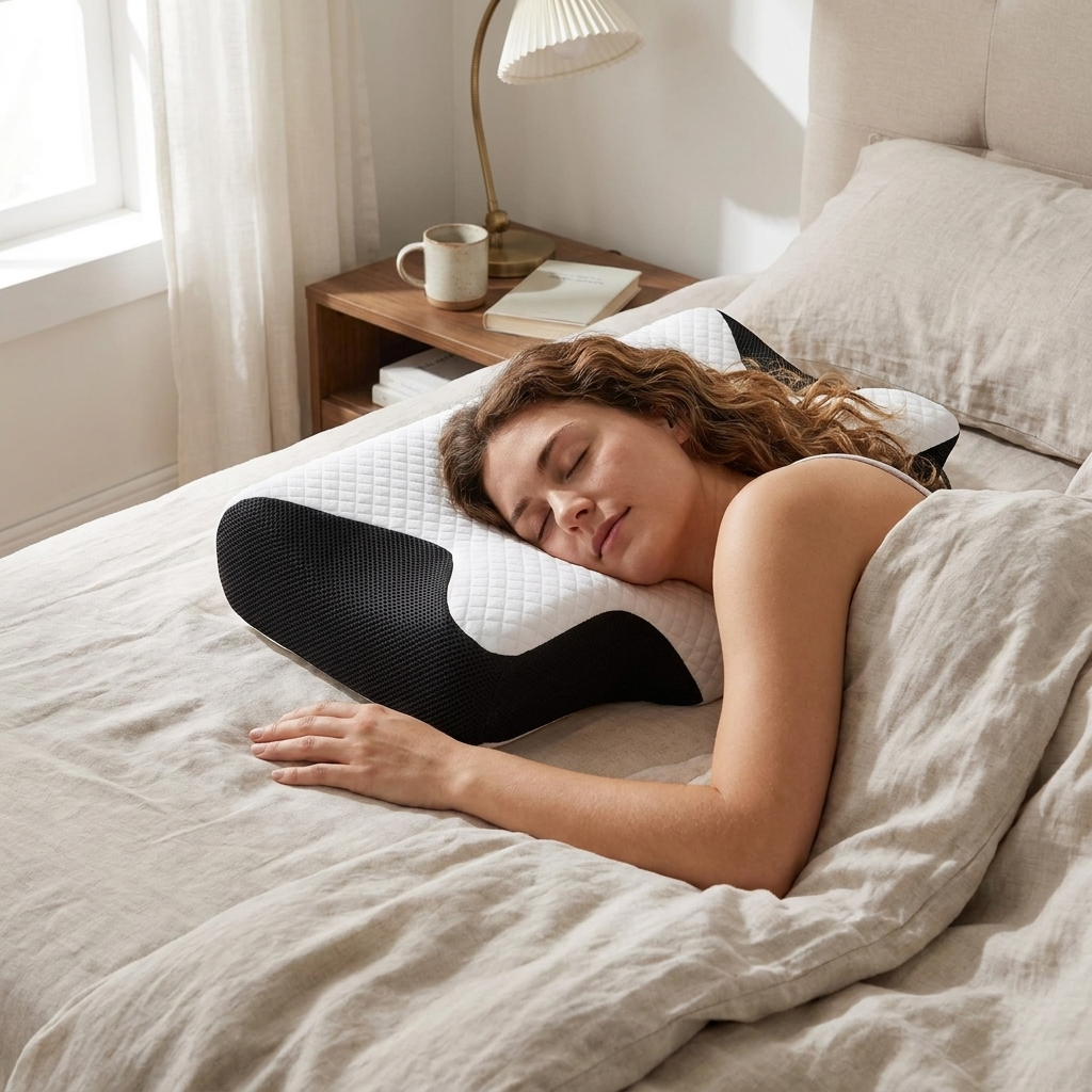 Contour Neck Pillow lifestyle