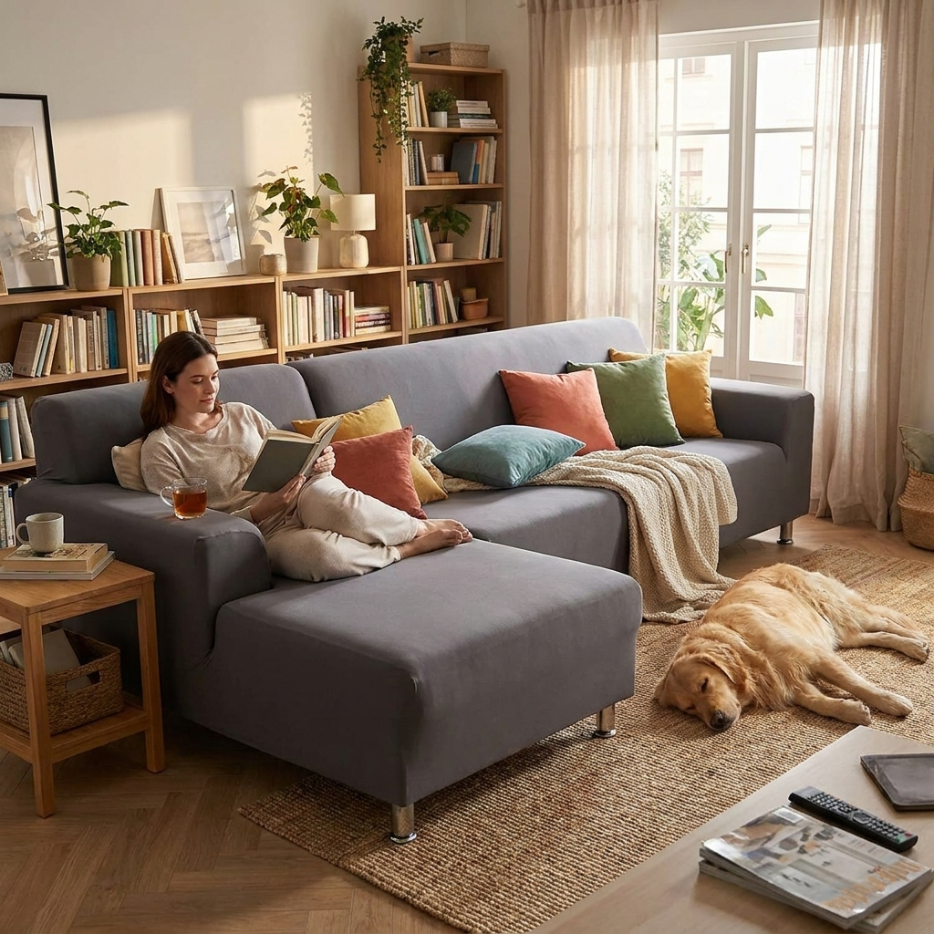 Elastic Stretch Sofa Slipcover
