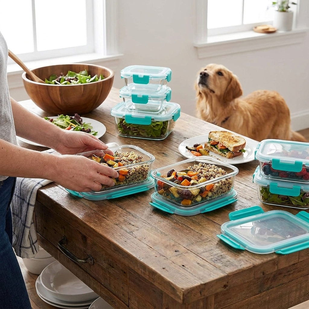 Glass Food Storage Containers lifestyle