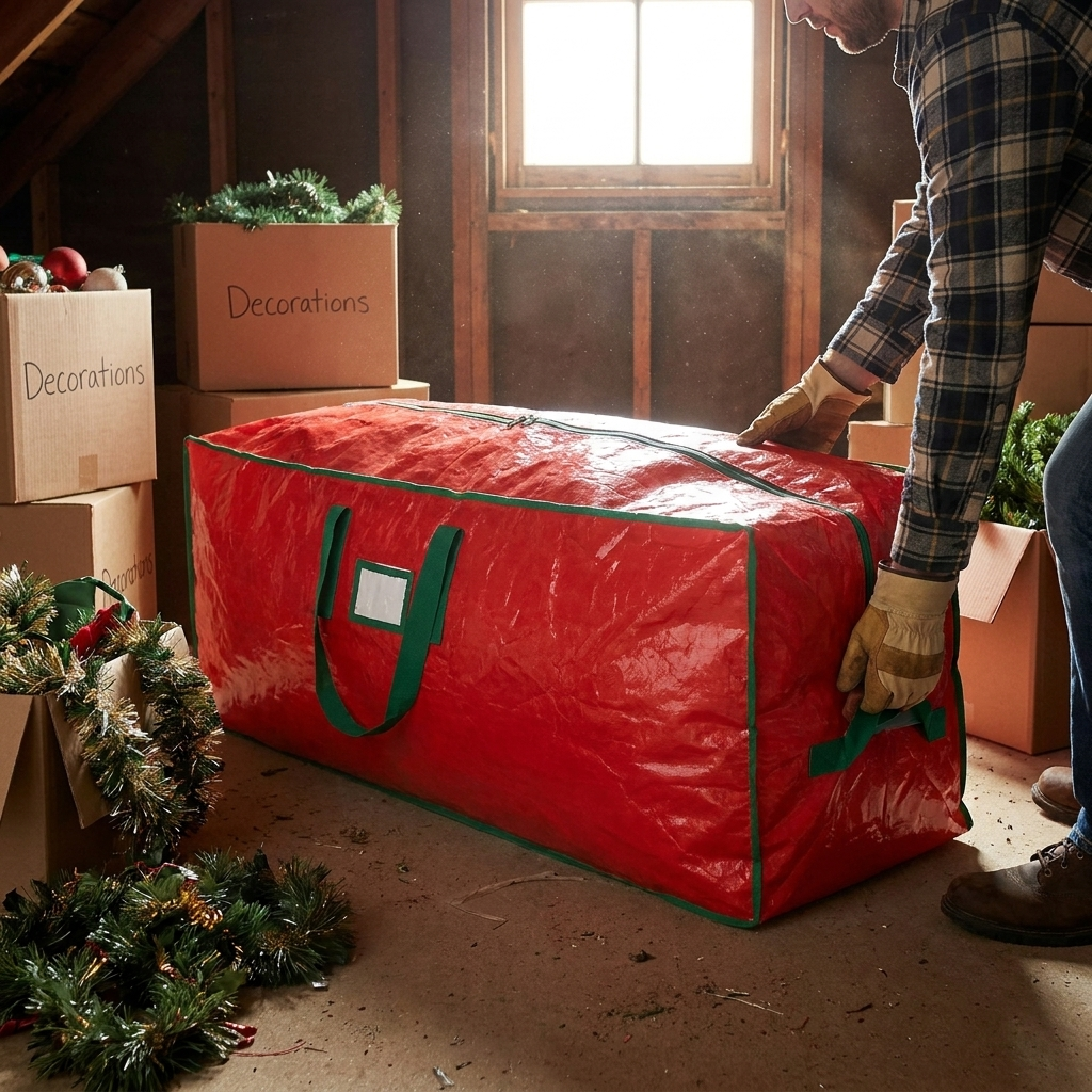 Christmas Tree Storage Bag lifestyle
