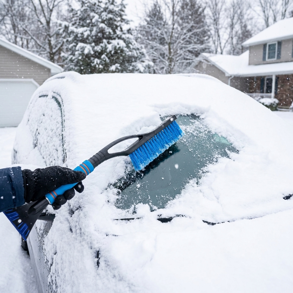 Ice Scraper Snow Brush lifestyle