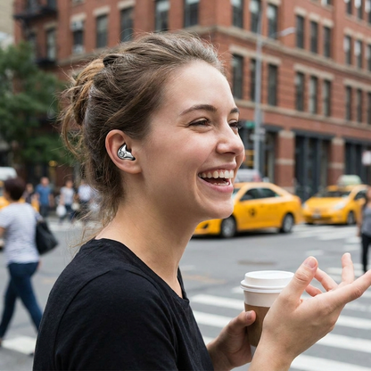 Wireless earbuds lifestyle