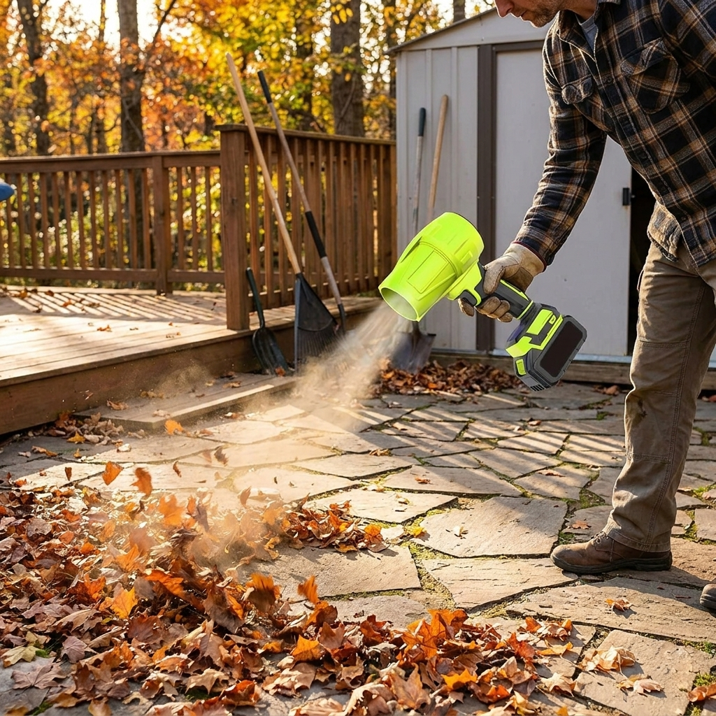 Cordless Leaf Blower lifestyle