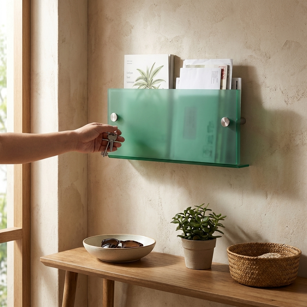 Acrylic Floating Wall Shelf lifestyle