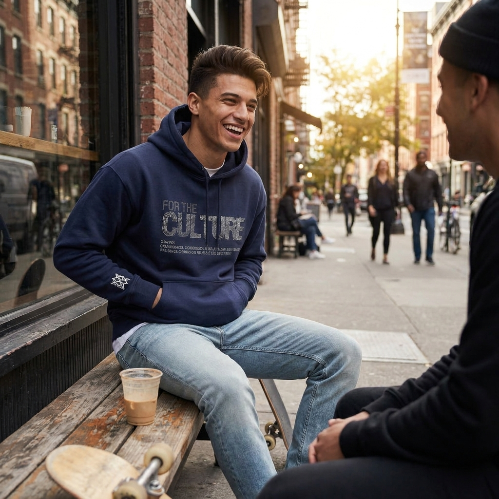 Graphic Hooded Sweatshirt lifestyle