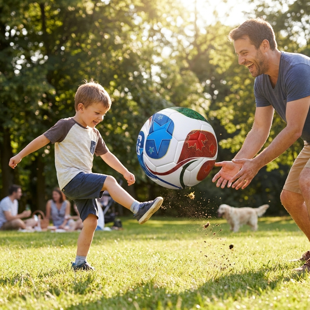 Durable Size 5 Soccer Ball lifestyle