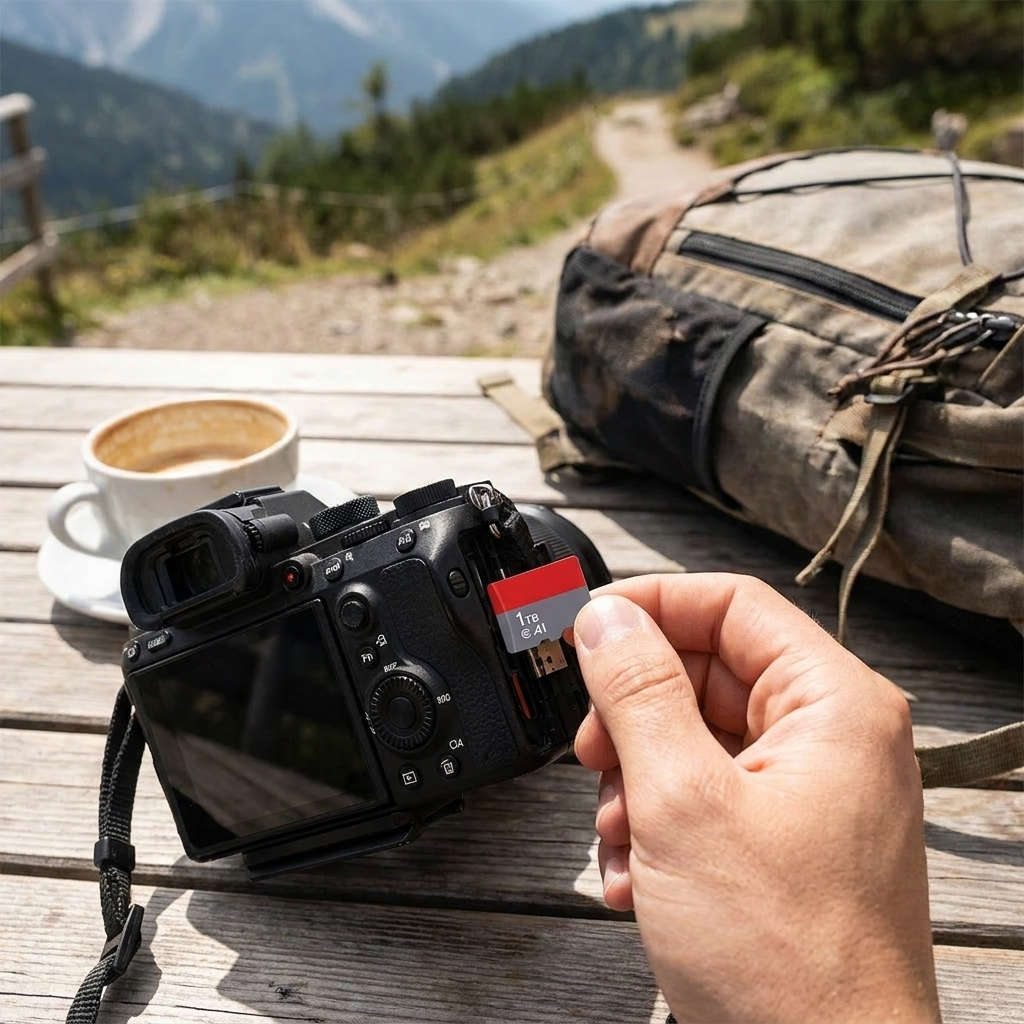 1TB Portable External SSD lifestyle