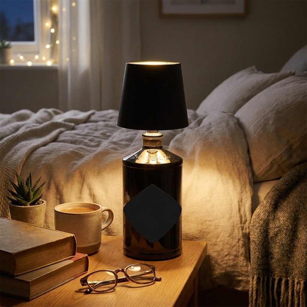 Bottle Table Lamp LED lifestyle