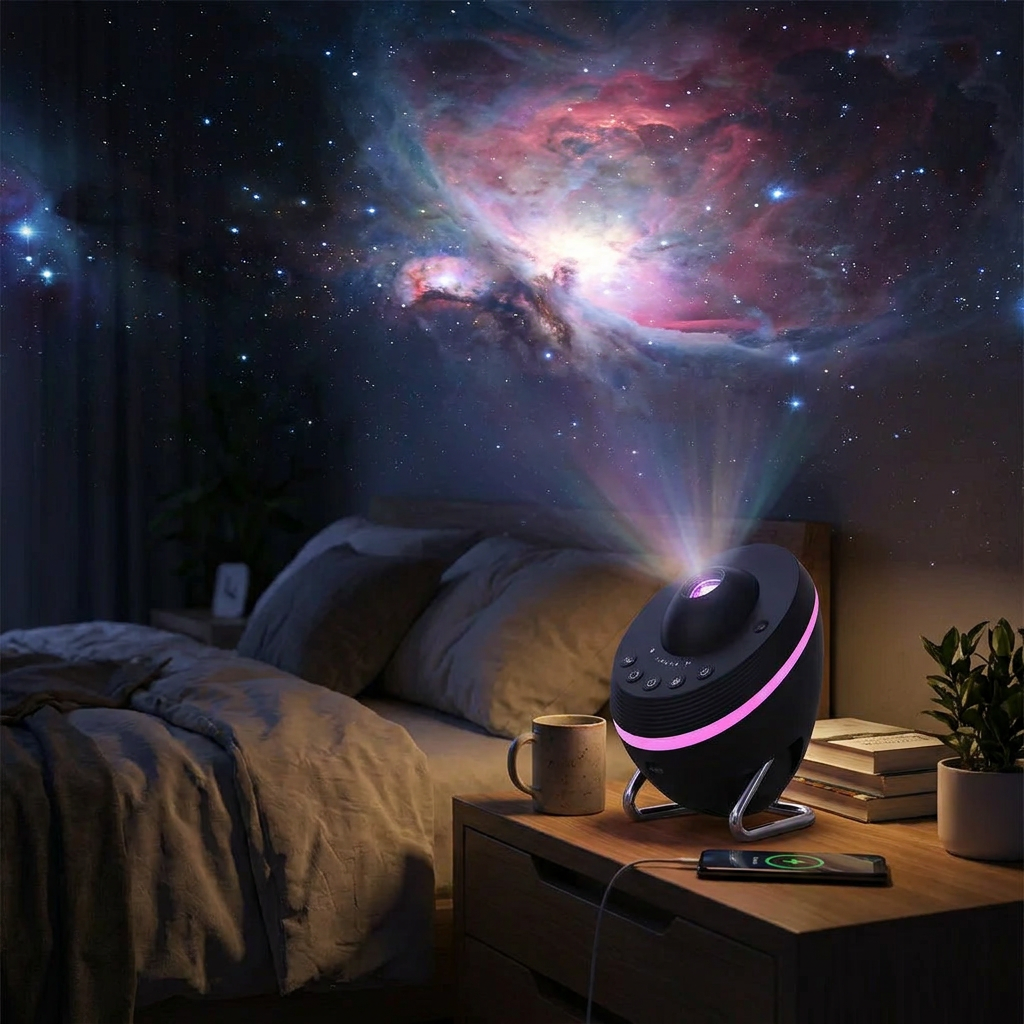 Galaxy Star Night Light Projector lifestyle