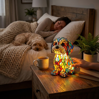 Dog LED Night Light Table Lamp