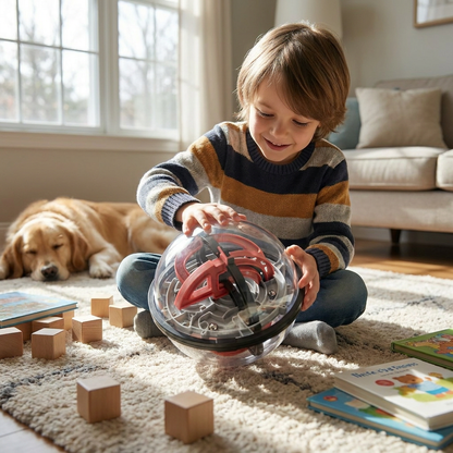 3D Maze Puzzle Ball - Brain Teaser Toy for Kids and Adults