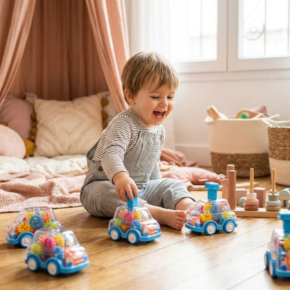 Gear Push-and-Go Toy Cars