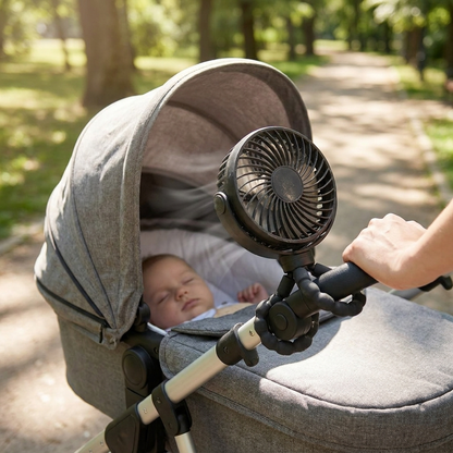 Clip-On Portable Stroller Fan