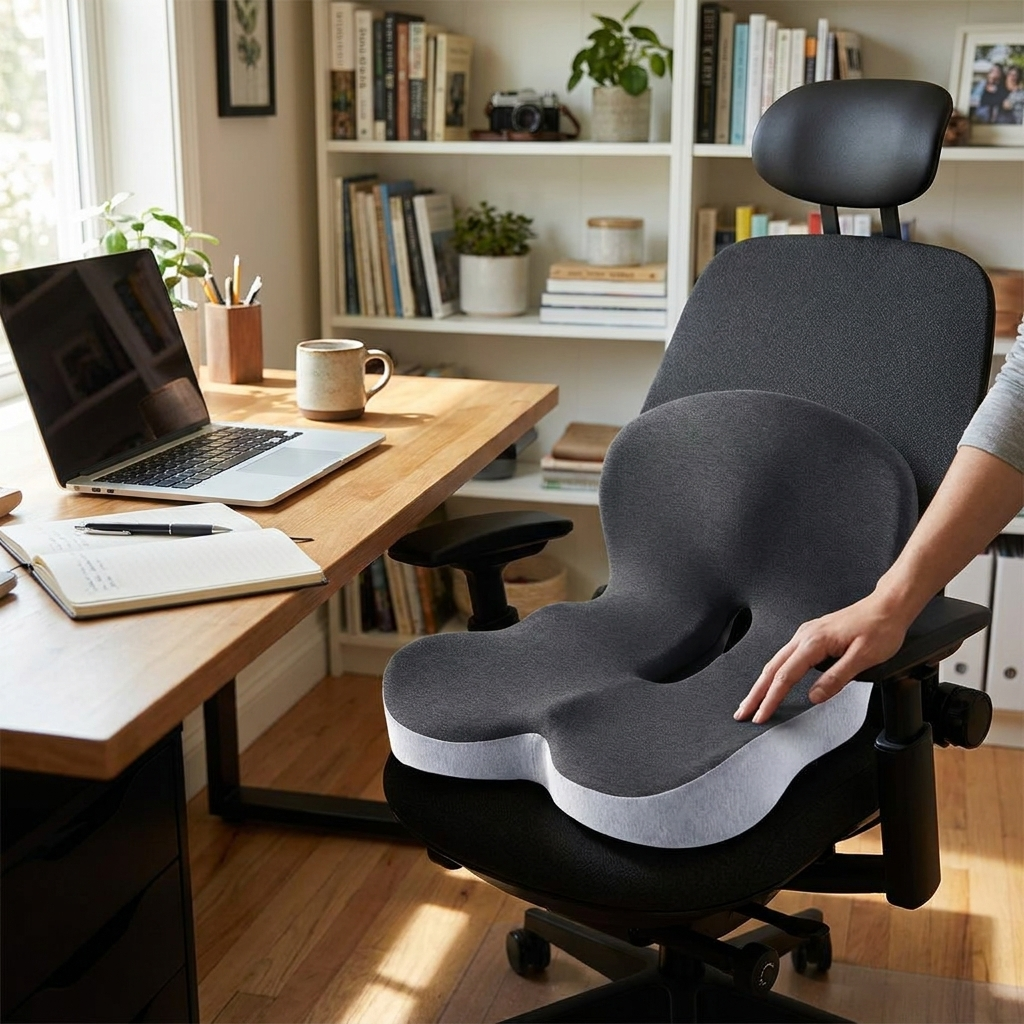 Ergonomic Memory Foam Seat Cushion