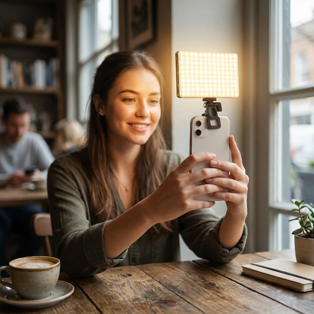 Clip-On Selfie LED Light for Phones