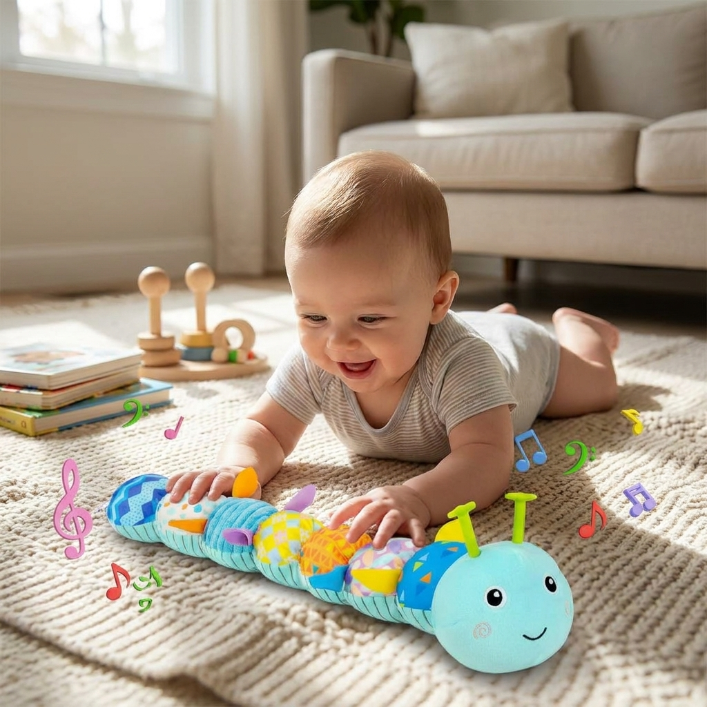 Baby Sensory Caterpillar Plush Toy
