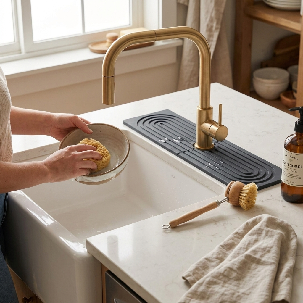 Diatomite Stone Sink Mat