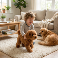 Deluxe Interactive Plush Puppy Toy