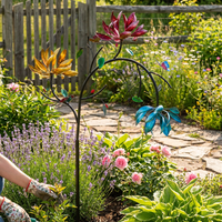 Butterfly Wind Chime Garden Spinner