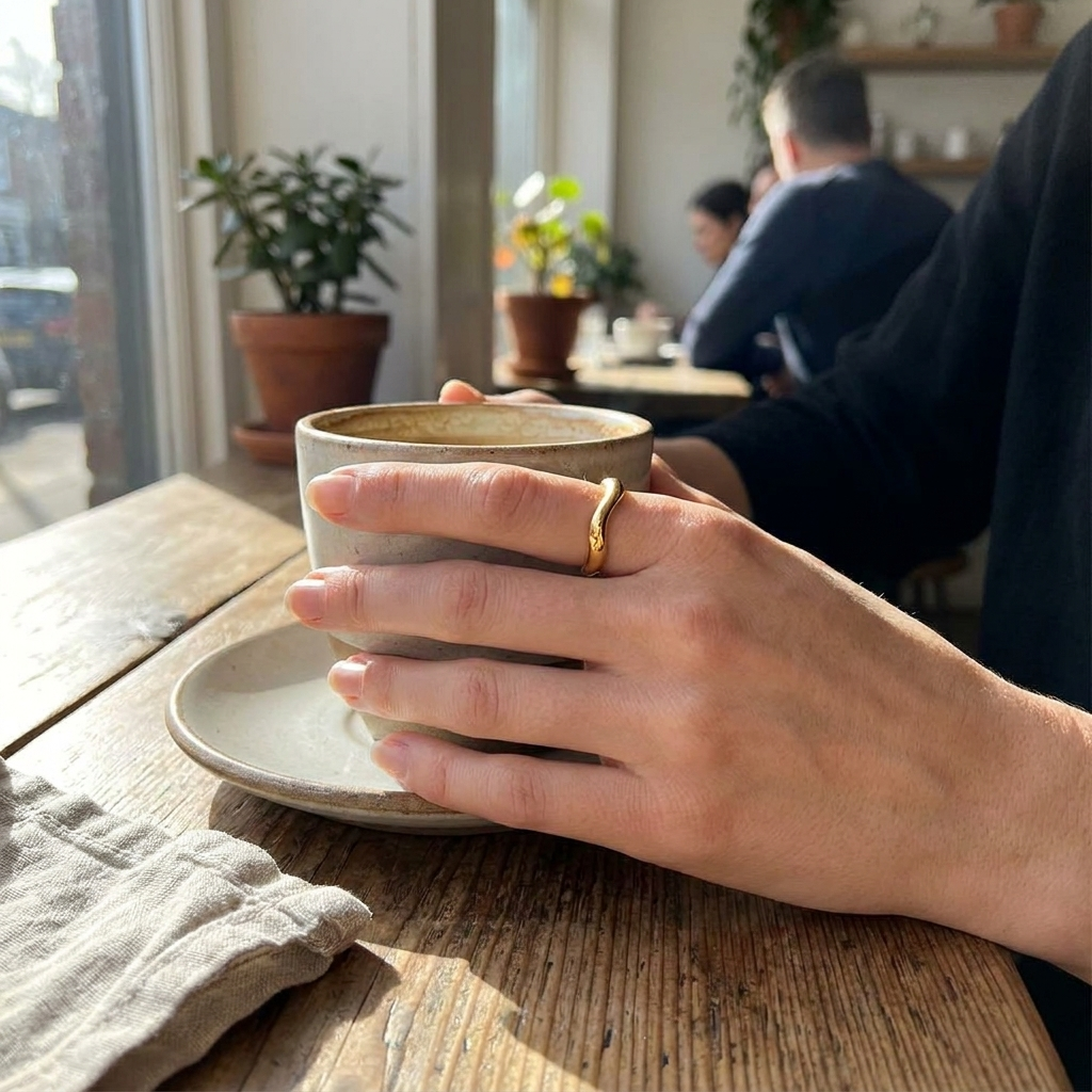 Gold Tone Stacking Ring